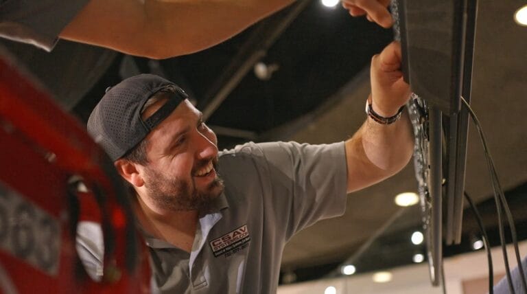 AV Tech helping IT department